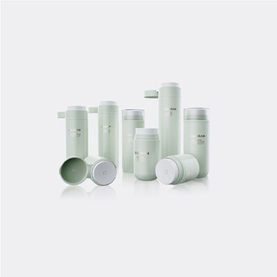 Große Dosierpumpen-Airless-Pumpflaschen mit 360-Grad-Abgabe und PP/PCR-Material für Kosmetika